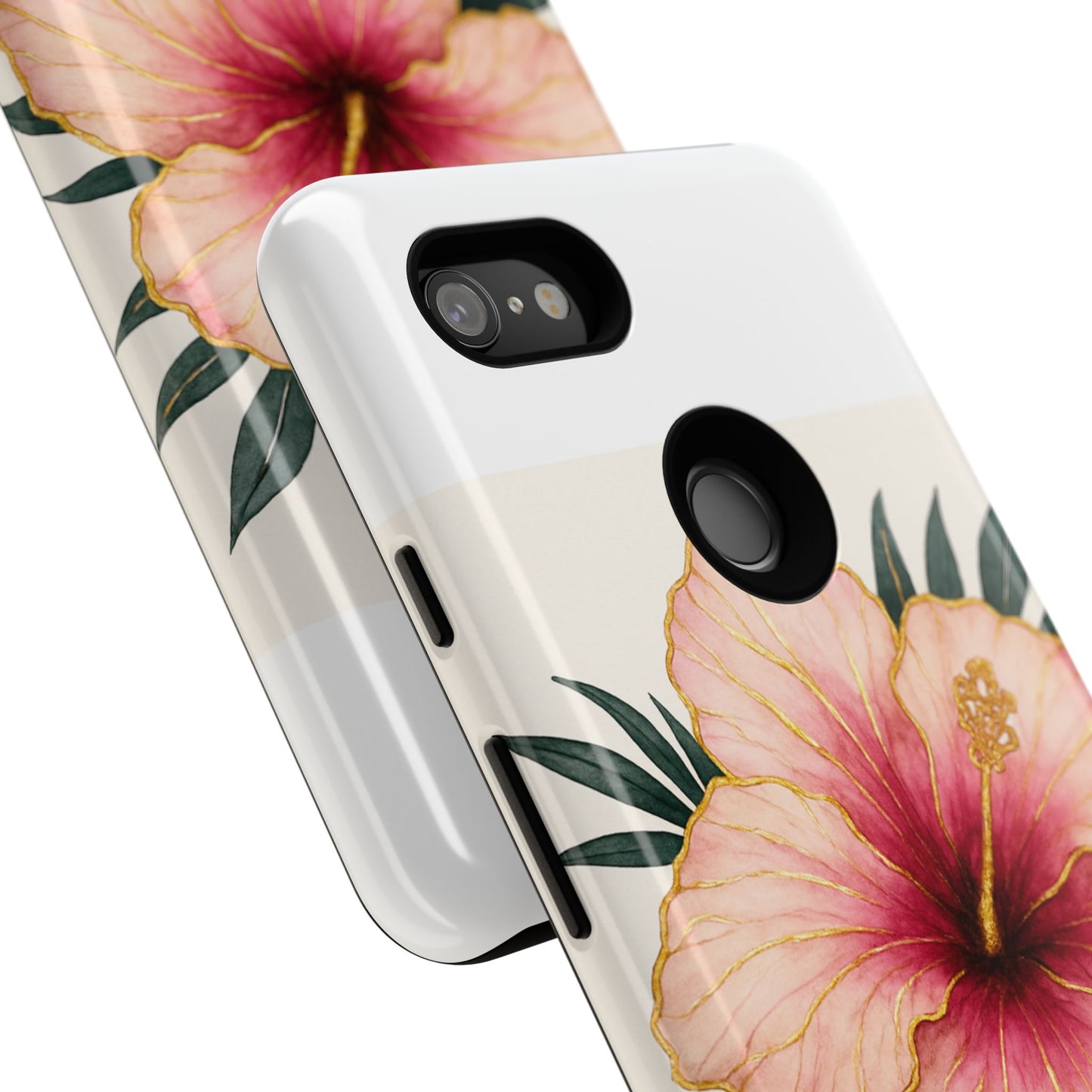 Hibiscus Flower Phone Case | Tropical Floral Design, Tough Phone Cover, Summer Vibes, Gift for Nature Lovers, Birthday Present