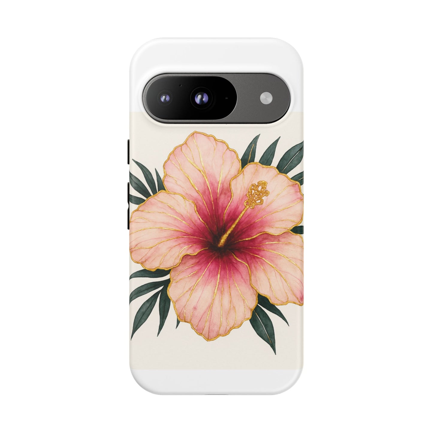 Hibiscus Flower Phone Case | Tropical Floral Design, Tough Phone Cover, Summer Vibes, Gift for Nature Lovers, Birthday Present