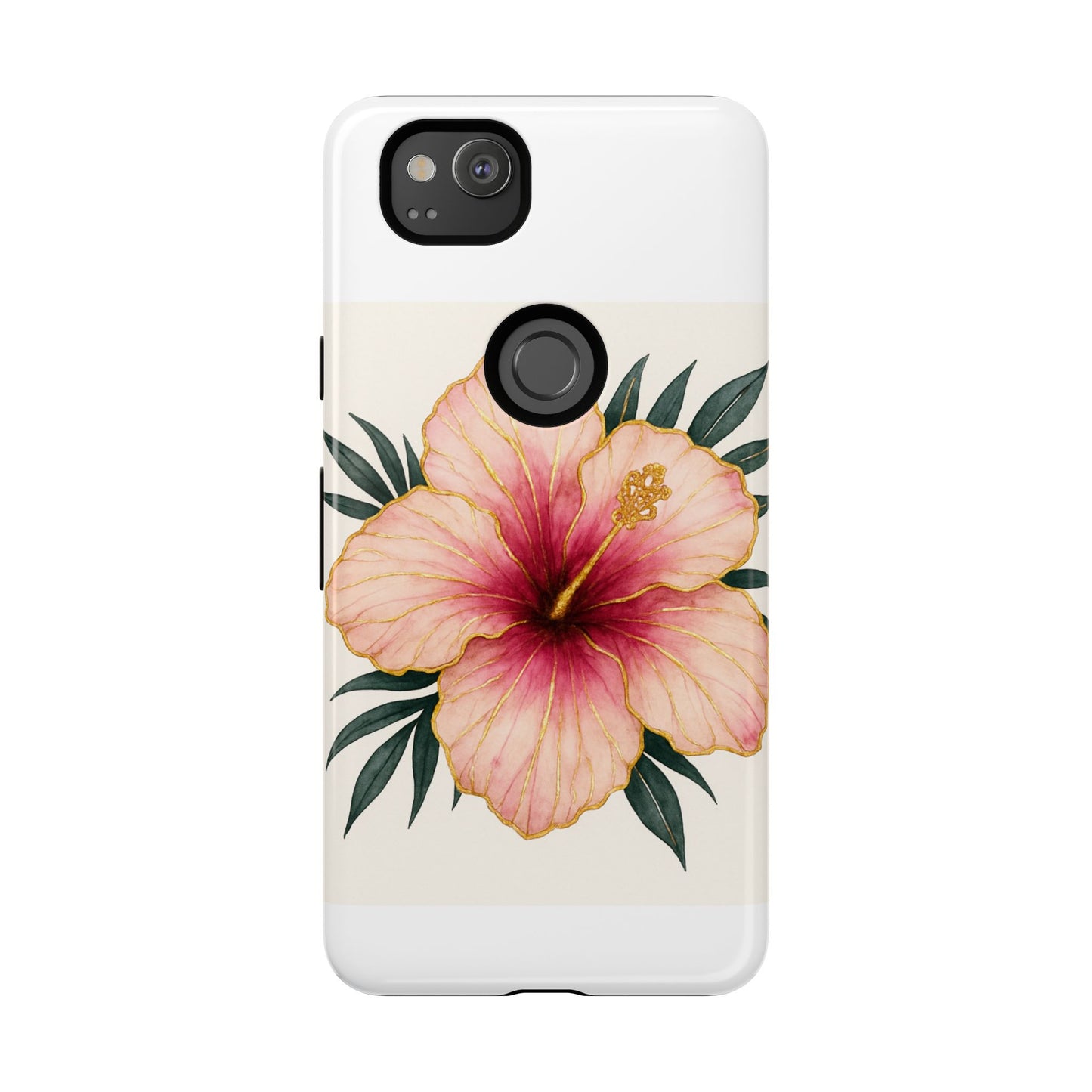 Hibiscus Flower Phone Case | Tropical Floral Design, Tough Phone Cover, Summer Vibes, Gift for Nature Lovers, Birthday Present
