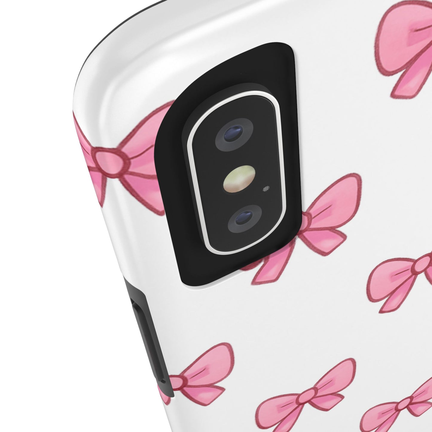 Cute Pink Bow Phone Cases, Tough Phone Cases for Girls, Stylish Phone Covers, Gift for Birthday or Special Occasion, Fashion Accessories