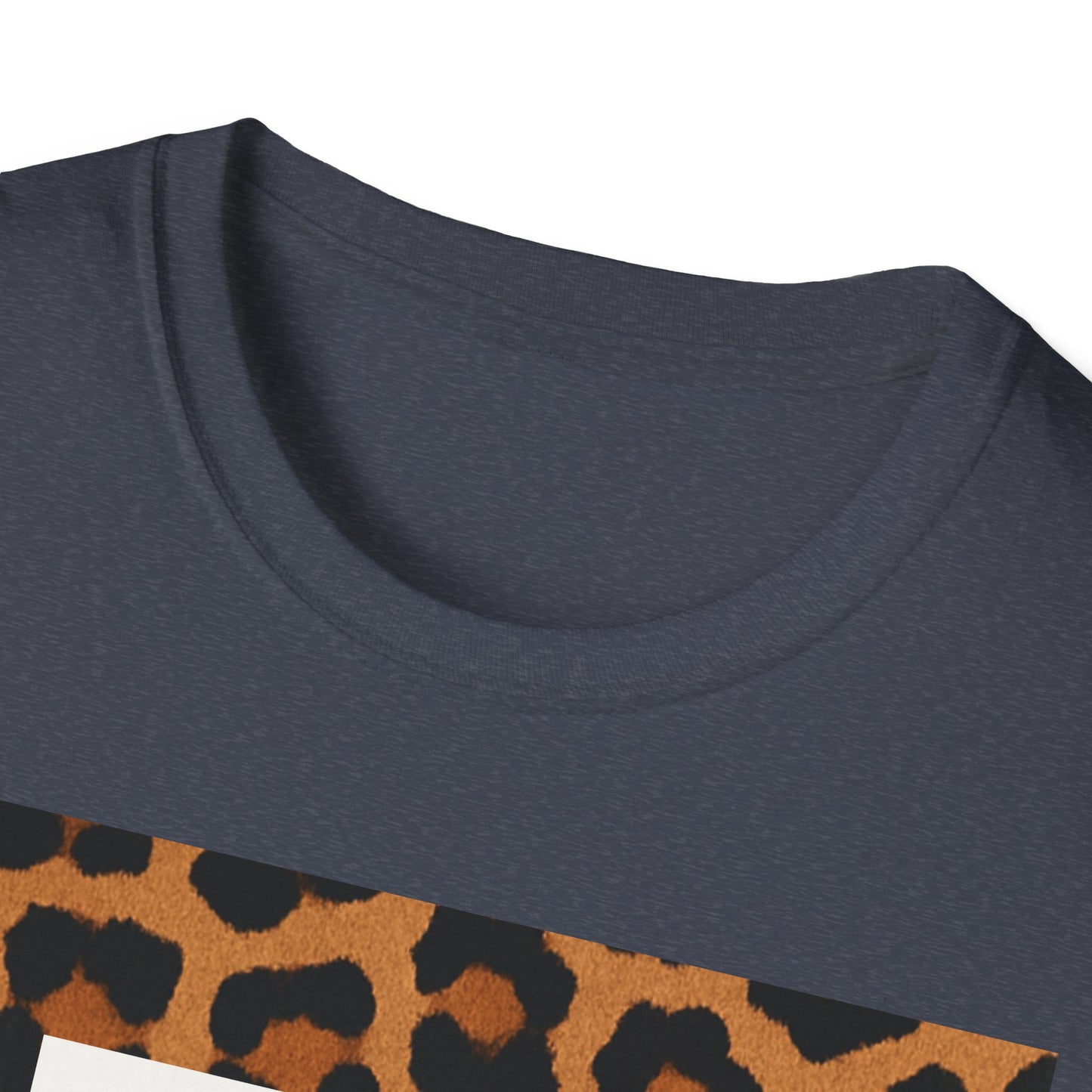 Tropical Leopard Print T-Shirt, Unisex Tee, Floral Graphic Shirt, Casual Wear, Summer Outfit, Gift for Nature Lovers