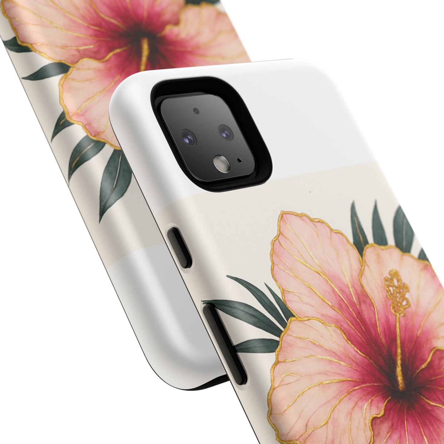 Hibiscus Flower Phone Case | Tropical Floral Design, Tough Phone Cover, Summer Vibes, Gift for Nature Lovers, Birthday Present