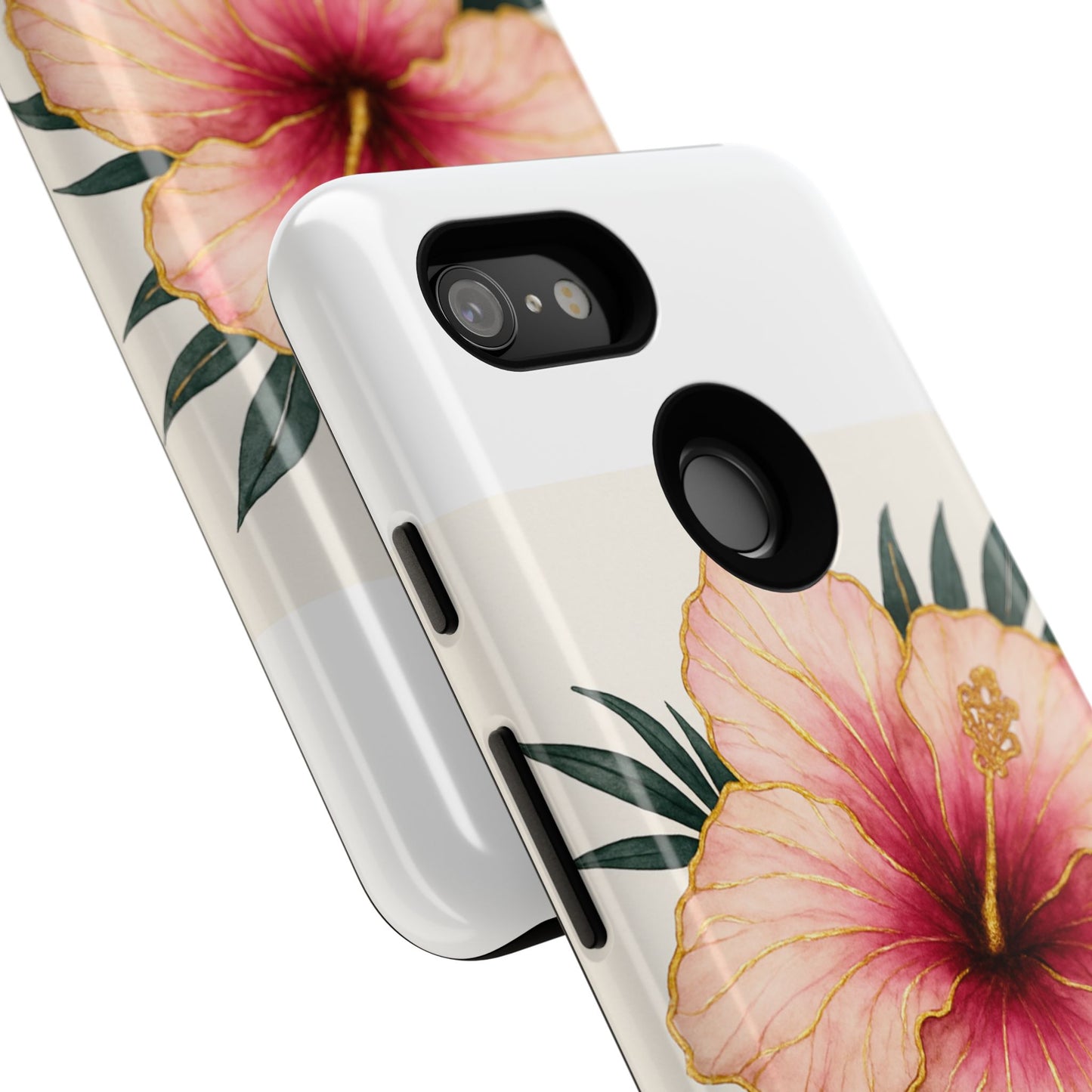 Hibiscus Flower Phone Case | Tropical Floral Design, Tough Phone Cover, Summer Vibes, Gift for Nature Lovers, Birthday Present