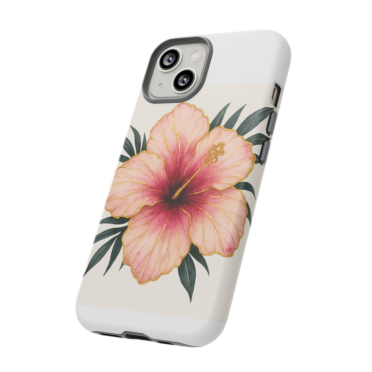 Hibiscus Flower Phone Case | Tropical Floral Design, Tough Phone Cover, Summer Vibes, Gift for Nature Lovers, Birthday Present