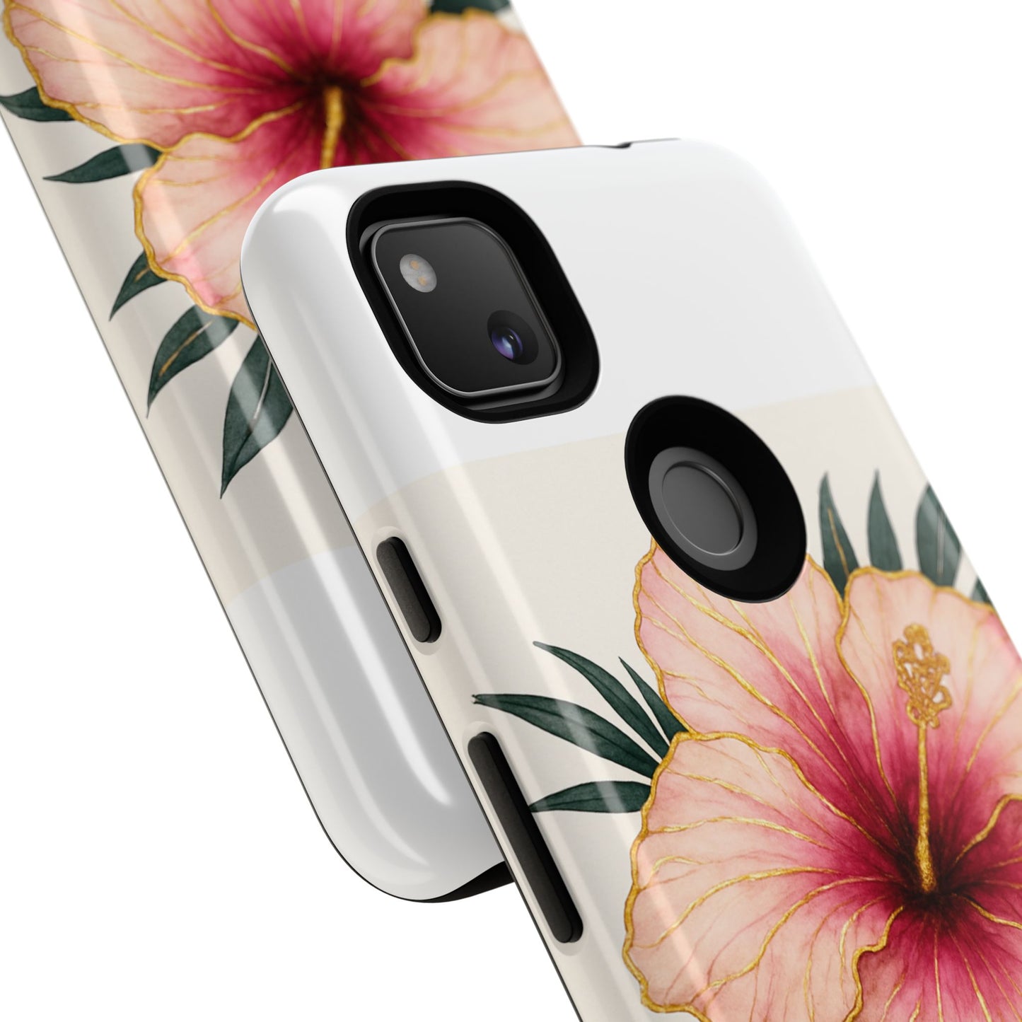 Hibiscus Flower Phone Case | Tropical Floral Design, Tough Phone Cover, Summer Vibes, Gift for Nature Lovers, Birthday Present