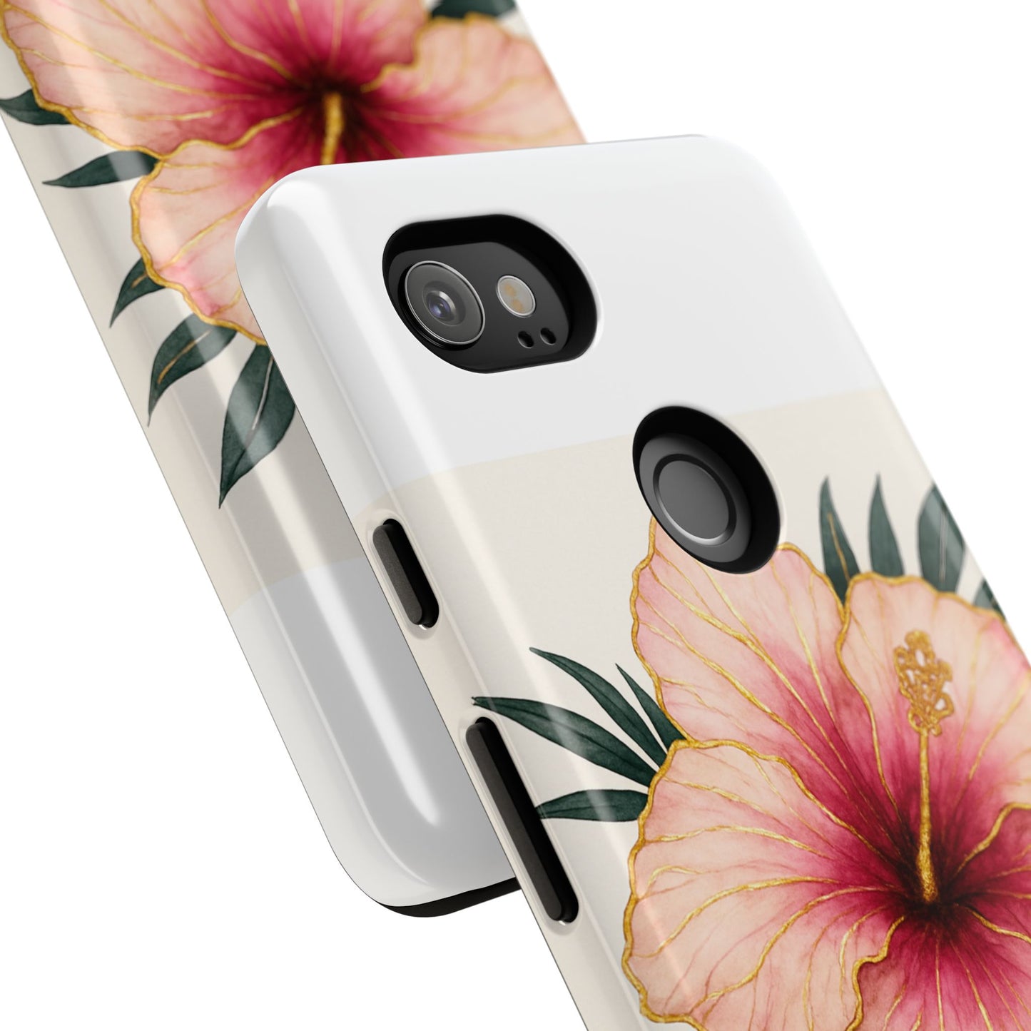 Hibiscus Flower Phone Case | Tropical Floral Design, Tough Phone Cover, Summer Vibes, Gift for Nature Lovers, Birthday Present