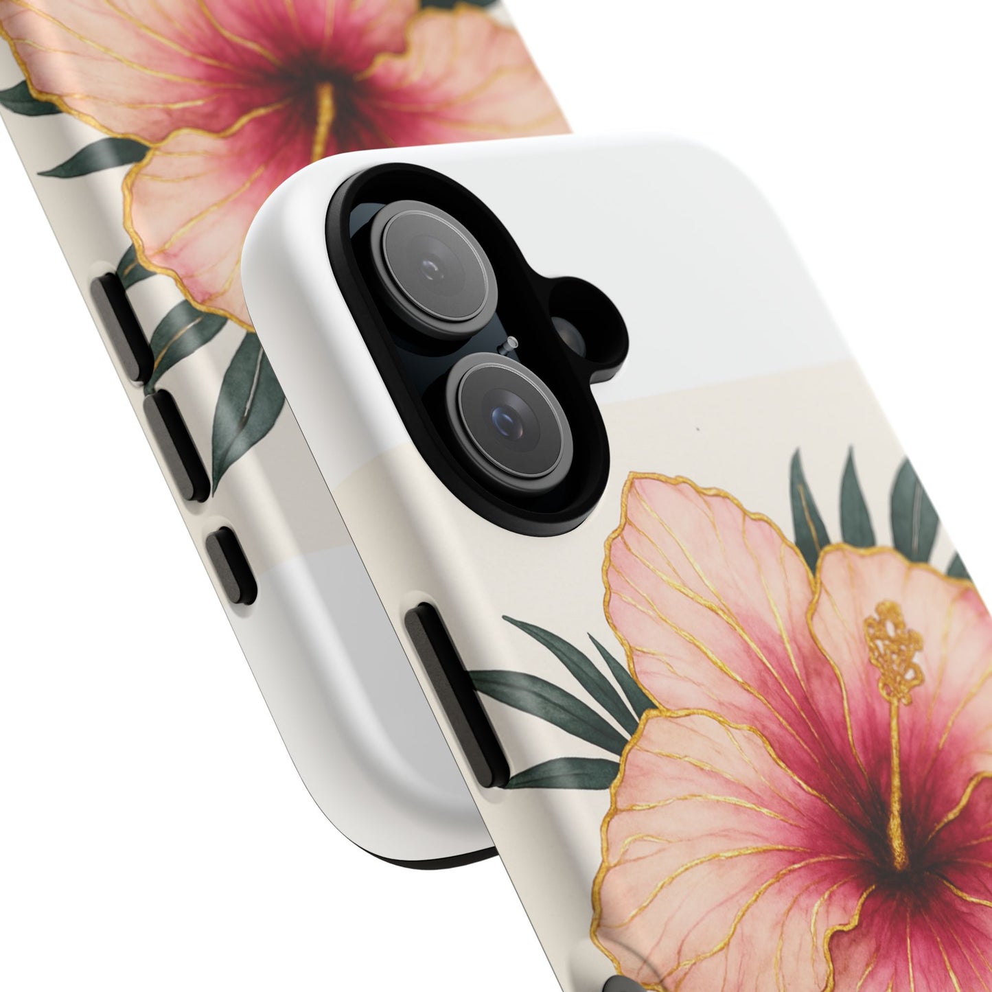 Hibiscus Flower Phone Case | Tropical Floral Design, Tough Phone Cover, Summer Vibes, Gift for Nature Lovers, Birthday Present