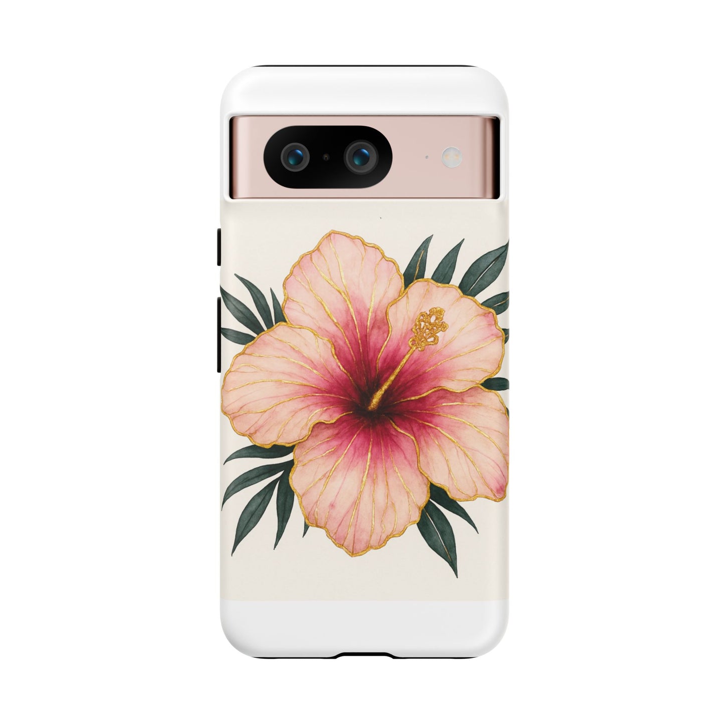 Hibiscus Flower Phone Case | Tropical Floral Design, Tough Phone Cover, Summer Vibes, Gift for Nature Lovers, Birthday Present