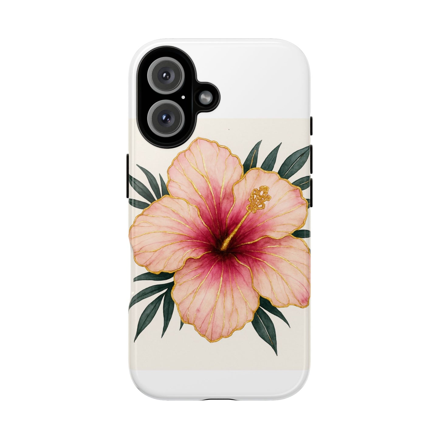 Hibiscus Flower Phone Case | Tropical Floral Design, Tough Phone Cover, Summer Vibes, Gift for Nature Lovers, Birthday Present