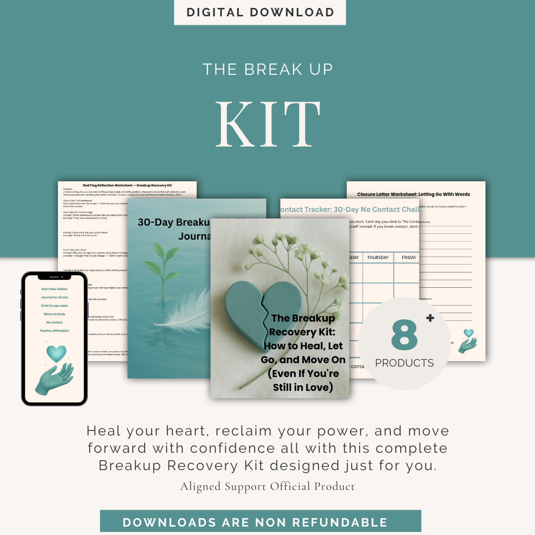 The Break-up Kit E-Book How to Emotionally Heal After a Toxic Relationship A Step-by-Step Guide to Rebuilding Your Confidence and Setting Boundaries Break Up Ebook Journal Worksheets